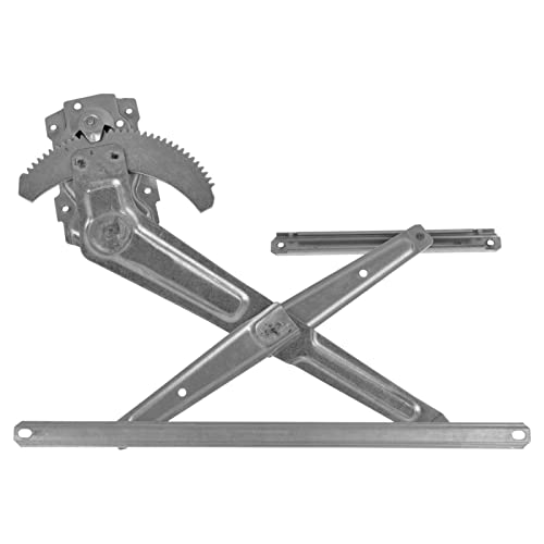 TRQ Front Left Manual Window Regulator Drivers Side - style: WRA51090