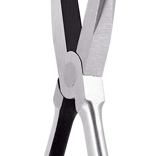 SPEEDWOX 11 Inches Long Reach Needle Nose Pliers Long Nose Pliers Straight Serrated Jaws - style: Straight