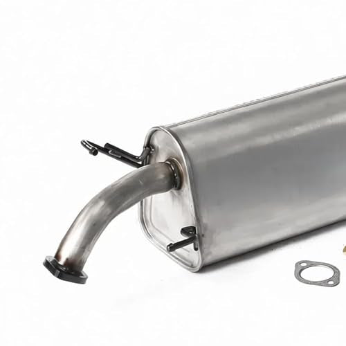 54861 Stainless Steel Rear Exhaust Muffler for 2009-2011 Chevy Aveo 1.6L - size: 2009-2011 Chevy Aveo 1.6L
