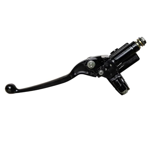 7/8" Right Front Hydraulic Brake Master Cylinder Compatible with ATV 50cc 70cc 90cc 110cc 125cc 150cc 200cc 250cc Taotao Pit Dirt Bike Quad Scooter Black - color: Black