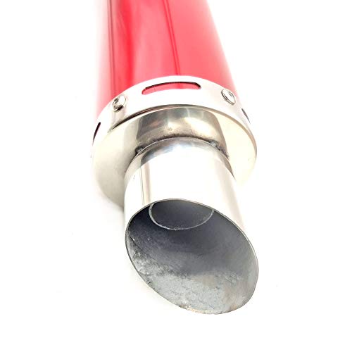 RED Exhaust System Muffler for GY6 50cc Scooters 139QMA 139QMB 4 Stroke Engine
