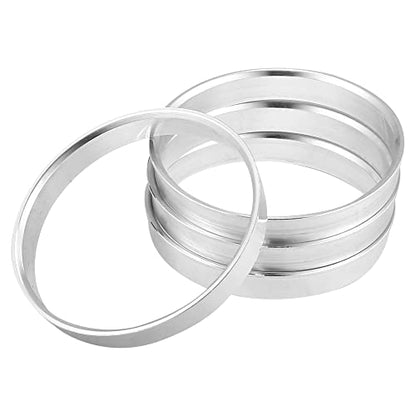 X AUTOHAUX 4pcs OD 67.1mm to ID 64.1mm Aluminum Alloy Hub Centric Rings