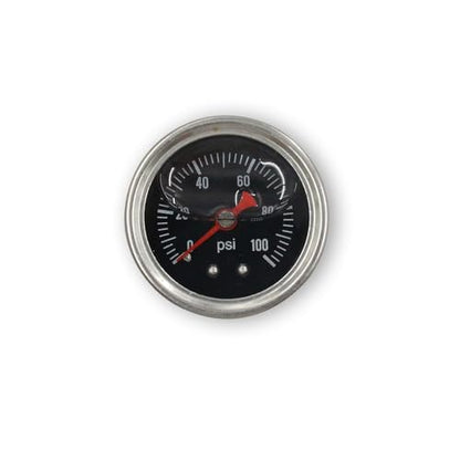 Aluminum Fuel Rail with Oil Gauge Kit Fit for Honda Civic Acura RSX K-series K20 K24 Engines (Red) - color: Red