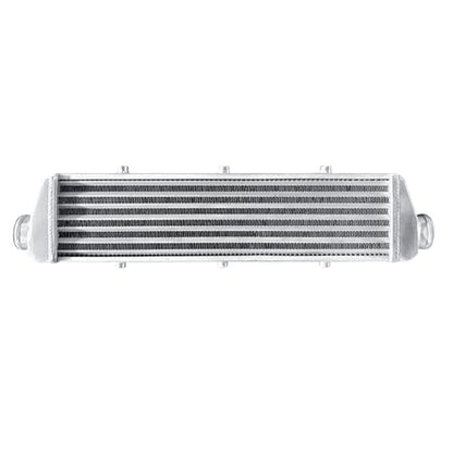 Universal Intercooler 27''x6.6''x2.7" Front Mount Intercooler 2.2'' Inlet and Outlet Aluminum Turbo Intercooler Direct Replacement for Any Turbo Charger system - size: 27''x6.6''x2.7" 2.2''