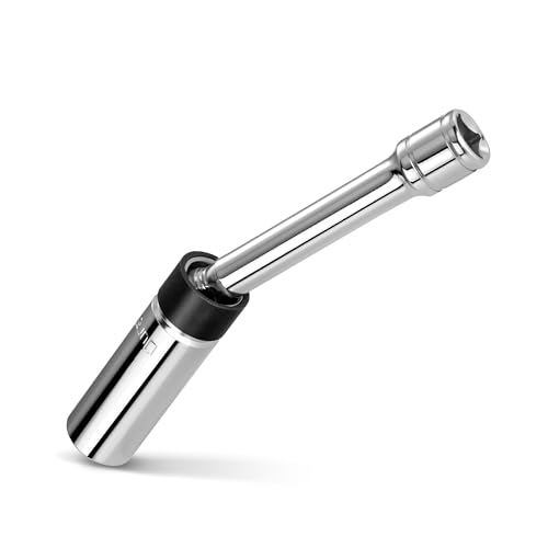 DURATECH 5/8" Swivel Magnetic Spark Plug Socket, spark plug gap tool - size: 5/8" x 3/8" x 6"