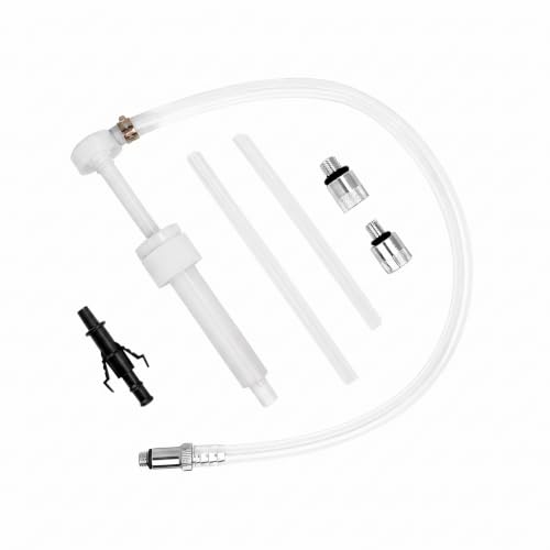 1 SET Car Transmission Fuel Pump Kit, 8cc Per Pump Stroke Oil Change Tool with 3rd Hand Adapter, Hand Push Transfer for Lower Unit Gear & Differential Oil, for Car Boat Motorcycle (White)