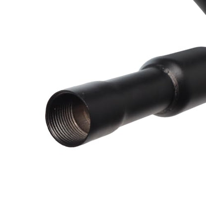 Black performance 212cc Mini Bike Exhaust Pipe With Female Thread - color: Black