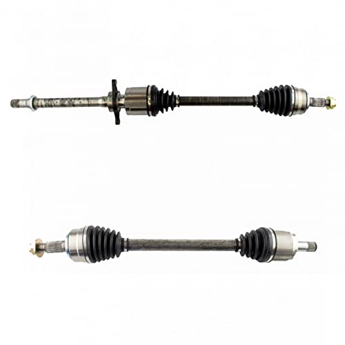 TRQ Front 2 Piece CV Axle Shaft Assembly Set - style: CSA81700