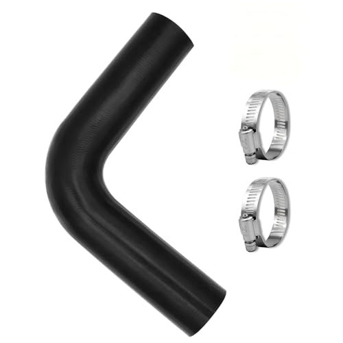 2" ID 90 Degree Coolant Radiator Hose, 5.9” Leg Length, Heavy-Duty 3-Ply Reinforced Silicone Elbow Coupler Hose for Turbo Intake, Cooling System, Marine & Industrial Use - style: 90 Degree