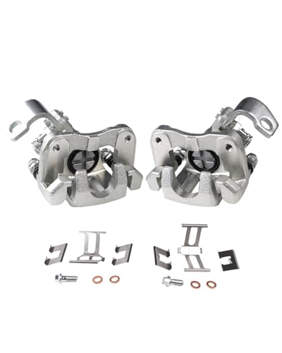 Rear Disc Brake Caliper Left & Right, Compatible with 2006-2015 Honda Civic EX(L) Si, 2009-2015 Civic Hybrid(L), Civic MUGEN Si, Acura ILX, Rear Driver & Passenger Side, Replace 19B3299/98 - size: 19B3299-L&R