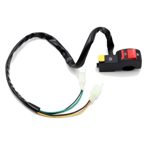 PRO BAT 50-125cc Dirt Bike Full Wiring Harness 5 -Pin AC CDI Solenoid Relay - color: Orange A7TJC Spark Plug & Full-wave Rectifier