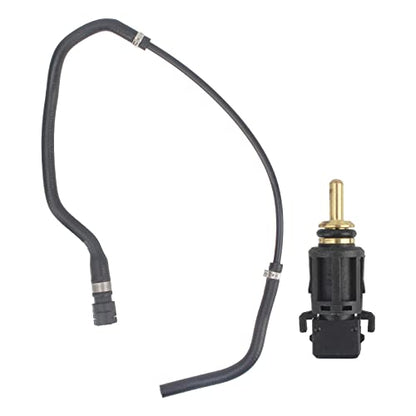 AUTOKAY Kit of 4pcs Low + Upper Radiator Coolant Hose Vent Line Hose Sensor Fits for BMW 325i 328i 330i Re#17127531581