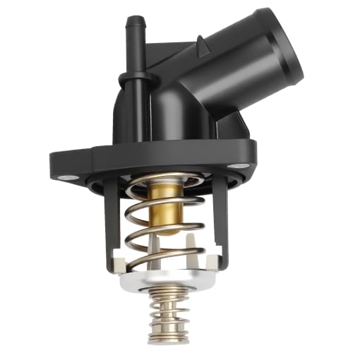IRONTEK 902-2090 Engine Coolant Thermostat Housing for Cadillac Escalade Escalade ESV for Chevy Cheyenne Corvette Tahoe Suburban Silverado 1500 for GMC Sierra Yukon 12666569 15-11125 815-2007 12650534 - size: 902-2090