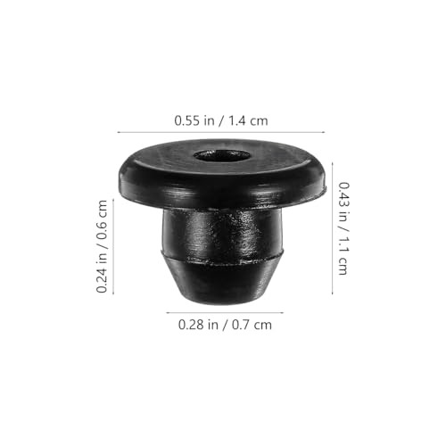 5pcs Hydraulic Jack Oil Rubber Plug Floor Parts Seal Kit Filler Flooring Repair Tool Accessories Tools Fit Hole of 5/16" Bung Plugs Automotive