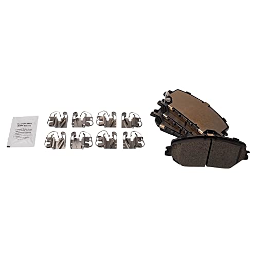 TRQ Front and Rear Brake Pad and Rotor Set Ceramic