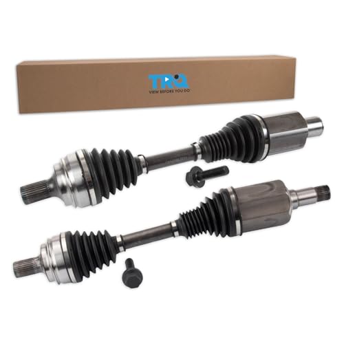 TRQ Front 2 Piece CV Axle Shaft Assembly Set - style: CSA32741