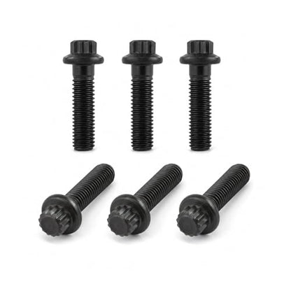 6 PCS Starter Mounting Bolts 3903834 Compatible with Dodge Ram 2500 3500 4000 Cummins 5.9L Diesel 2003-2006, 12 Point Starter Motor Mounting Bolt Kit, Replace 3903834 4429834