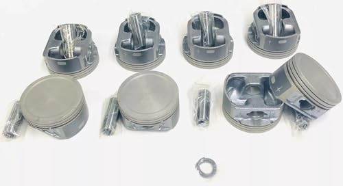 Set of 8 pistons and rings kit compatible with 2003-09 Chevy GM 6.0L (364) V8 OHV 16 LQ4 L76 LYC. Click on over size needed before placing in Cart!! (.030 4.030" bore diameter)