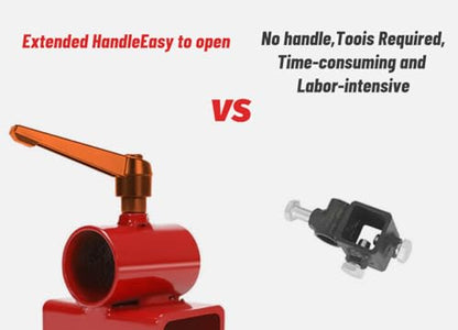 KT-Y021 AUTOKATO Manual Tire Changer Duck Head Kit with Tire Changer Duck Head and and Centering Cone Fit for Most Car Tires