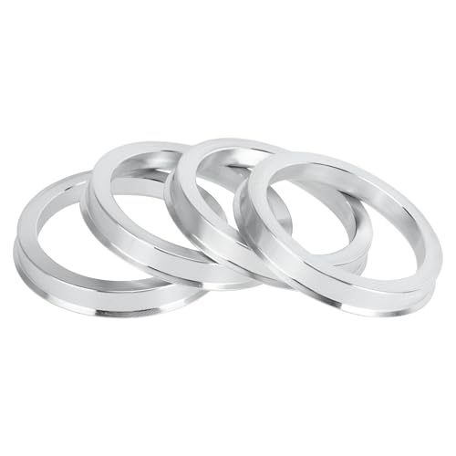 Hub Centric Rings, 57.1mm ID to 70.1mm OD Vehicle Wheel Hubrings Aluminum Alloy, 4 Pcs - size: 57.1mm to 70.1mm