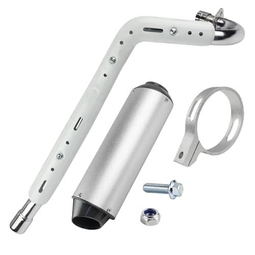 FLYPIG 28mm Muffler Exhaust Pipe kit Assembly fit 125cc 140cc 150cc