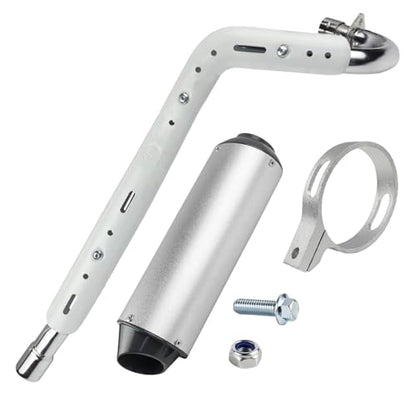 FLYPIG 28mm Muffler Exhaust Pipe kit Assembly fit 125cc 140cc 150cc