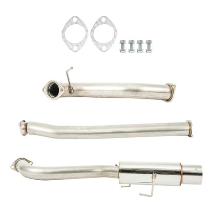 PHILTOP Cat-Back System Fit for 2015-2017 Subaru WRX/WRX STI - size: 2015-2017 Subaru WRX/WRX STI