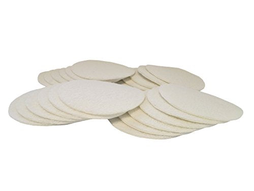 Starcke Scouring Pads, 5 inch 25 Pack Sanding Pads, White Automotive Sandpaper for Automotive Paint & Paint Supplies, Non Abrasive Auto Body Supplies, Aluminum Oxide Surface Conditioning Scuff Pad - color: Non Abrasive/Polishing, size: 25 Pack