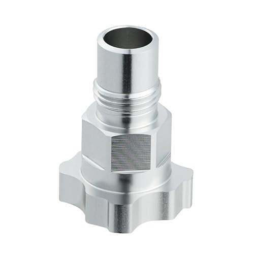 InoKraft Paint System Spray Gun Adapter M16*1.5, 16 mm Male, 1.5 mm Thread, Compatible with Black Widow Guns, Astro Euro HV & HE Series, ATD Leonardo Series, SATA KLC Series, LM 2000 B and LM 2000 K - size: 16mm Male 1.5mm Thread with long bottom