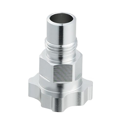 InoKraft Paint System Spray Gun Adapter M16*1.5, 16 mm Male, 1.5 mm Thread, Compatible with Black Widow Guns, Astro Euro HV & HE Series, ATD Leonardo Series, SATA KLC Series, LM 2000 B and LM 2000 K - size: 16mm Male 1.5mm Thread with long bottom