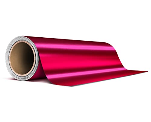 VViViD Satin Chrome Pink Air-Release Adhesive Vinyl Pinstripe Tape Roll (12 Inch x 20ft) - size: 12” x 20ft