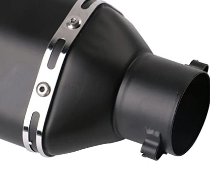 PACEWALKER Motorcycle Exhaust Muffler 1.5-2" Inlet, 38,51mm, Matt Black - size: Matt black