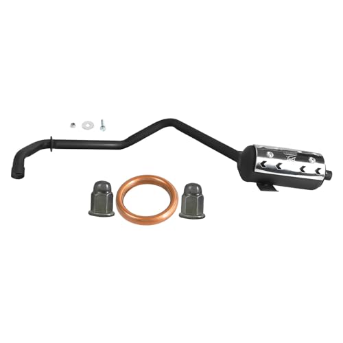 32mm Exhaust Pipe and Muffler System with Gasket For 70cc 90cc 110cc 125cc Taotao Coolster ATV Quad Dirt Bike Buggy Go Kart 4 Wheeler Roketa Kazuma