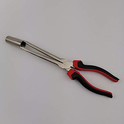 Car High Voltage Wire clamp Spark Plug Pliers Spark Plug Wire Removal Pliers High Voltage Cylinder Cable Removal Tool Silver