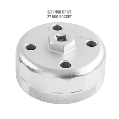 OEMTOOLS 25454 Hyundai/Kia 88.8 mm Oil Filter Cap Wrench, Oil Filter Puller, Hyundai Oil Filter Wrench, Removal of Kia Oil Filter - size: 88.8 mm/15 Flutes