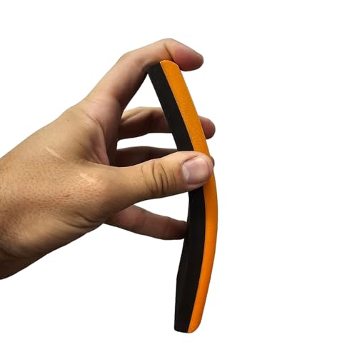 Sanding Block Kit, 4 Pieces, Flexible Hookie or Sticky, Automotive, Microfiber Cleaning Cloth, Orange (Sticky)