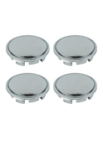 Chrome 4pcs 56mm Car Wheel Center Caps Hub Tyre Rim Hub Cap Cover ABS Universal