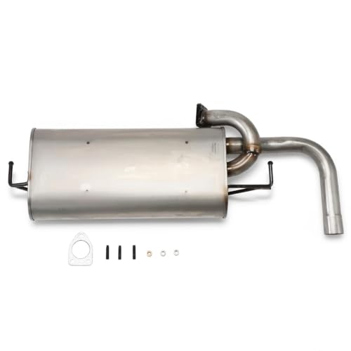 Stainless Steel Rear Exhaust Muffler for OUTLANDER Sport 2011-2019 E36H - size: For 2011-2019 OUTLANDER Sport