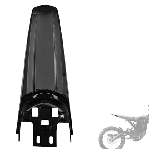 Extended Rear Fenders Longer Tail Guard for Surron Light Bee X/S and Segway X160/X260 (Bright Black) - color: Bright black