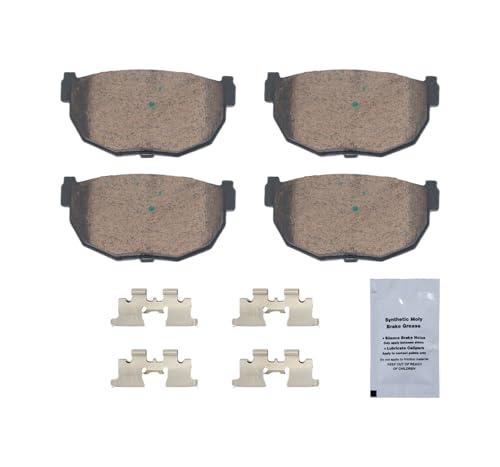 HUSCH Rear Ceramic Brake Pads Kit Fit For Datsun 280ZX 1982-1983 - size: D272-7146
