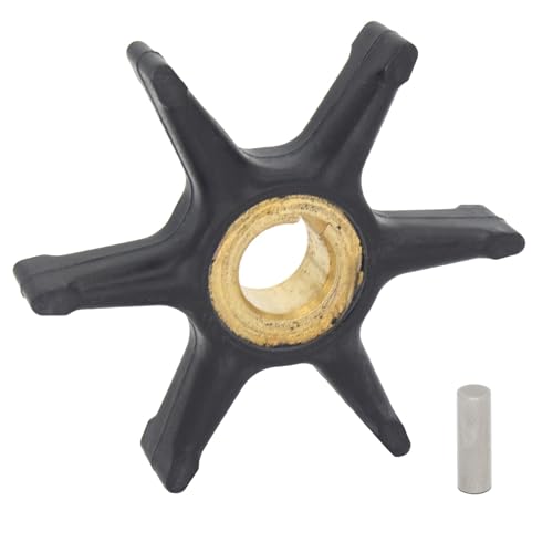 375638 Boat Water Pump Impeller with Pin Key Service Kit for Johnson Evinrude 10-35 HP Outboard Motors replaces 0375638 Sierra 18-3002 Marine Engine - size: 10-35 HP