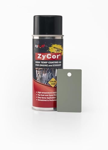 ZyCoat ZyCor 36012 DIY High Temperature Aerosol Coating - Gray/Primer Combo, 13 Ounce - 2 Pack - color: Gray/Primer