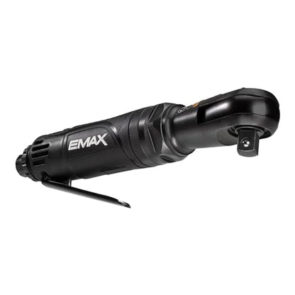 EMAX Air Ratchet - 1/2" Drive Right Angle Pneumatic Wrench with 60 ft lbs Max Torque & 200 RPM - EATRT05S1P - color: Right Angle