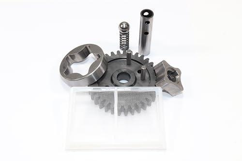 Oil Pump Kit Compatible with Kawasaki Mule 2510/3010 / 4010 (KAF620) with Filter/Rotors/Spur Gear/Springs/Shaft/Dowl Pins