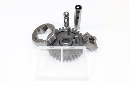 Oil Pump Kit Compatible with Kawasaki Mule 2510/3010 / 4010 (KAF620) with Filter/Rotors/Spur Gear/Springs/Shaft/Dowl Pins