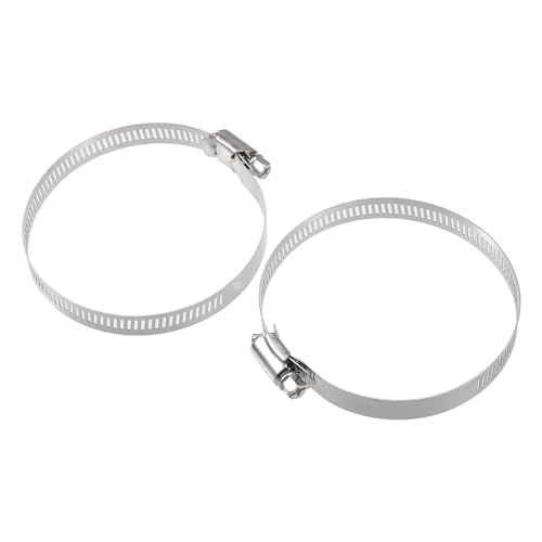 X AUTOHAUX OD 3.25" 80mm Length 3" 76mm Aluminum Alloy Tube Intercooler Pipe Straight Air Intake Tube with 2 Clamps Silver Tone for Car - size: OD 3.25"(80mm)