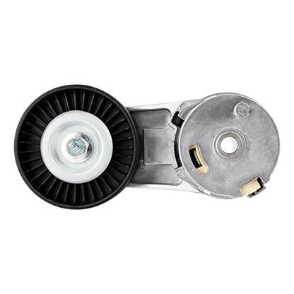 KAX 38177 Belt Tensioner Assembly with Pulley for Equinox, Malibu, Terrain, Cobalt, HHR, Verano, Ion, Cavalier, Vue, G6, Solstice, Classic, Aura, Sky, Regal, G5, L200, 9-3, LaCrosse, Alero, Sunfire - size: 38177