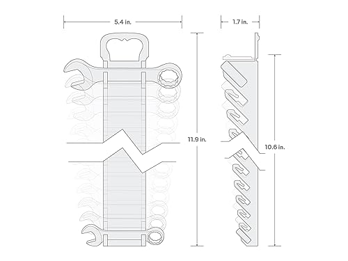TEKTON Stubby Combination Wrench Set, 14-Piece | WCB92402 - size: 14-pc. (6 - 19 mm), style: Holder