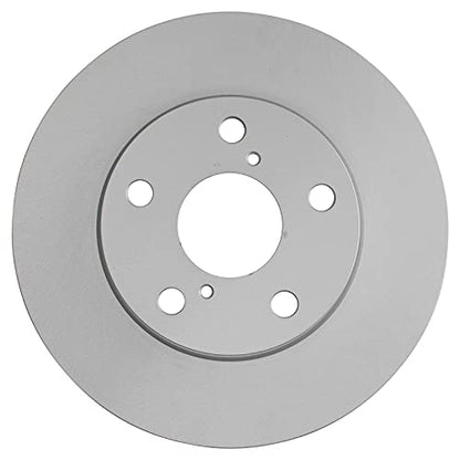 TRQ Front and Rear Brake Rotor Set G Coated - style: BRA15434