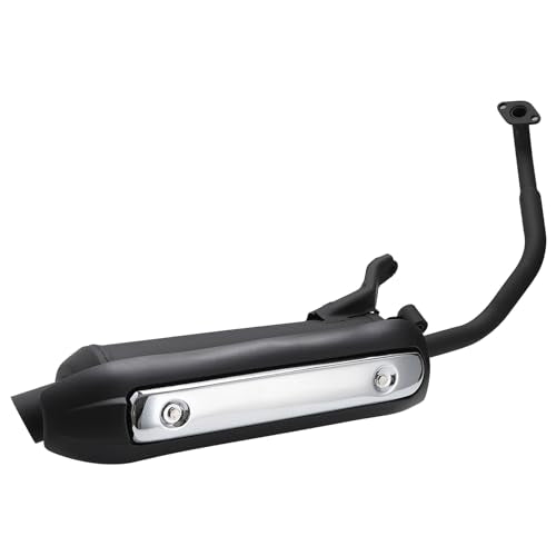 Minho Muffler Exhaust Header Tail Pipe Fits for Gy6 125cc 150cc TaoTao Vitacci Spark Zoom 150 Gas Engine Scooters Ideal for Moped Gator 150 f2 Riders